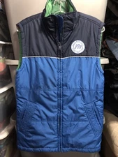 aeropostale mens full zip puffer vest size XS