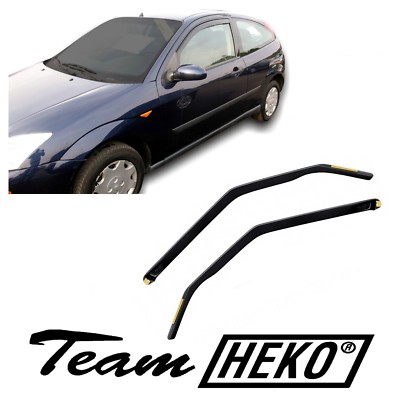 Windabweiser Regenabweiser Heko Für Ford Focus 1998-2005 3-Türer 2-Tlg