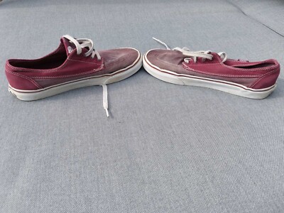 VANS ''Off The Wall'' Lo Sneaker in rot Gr. 41 Unisex vintage