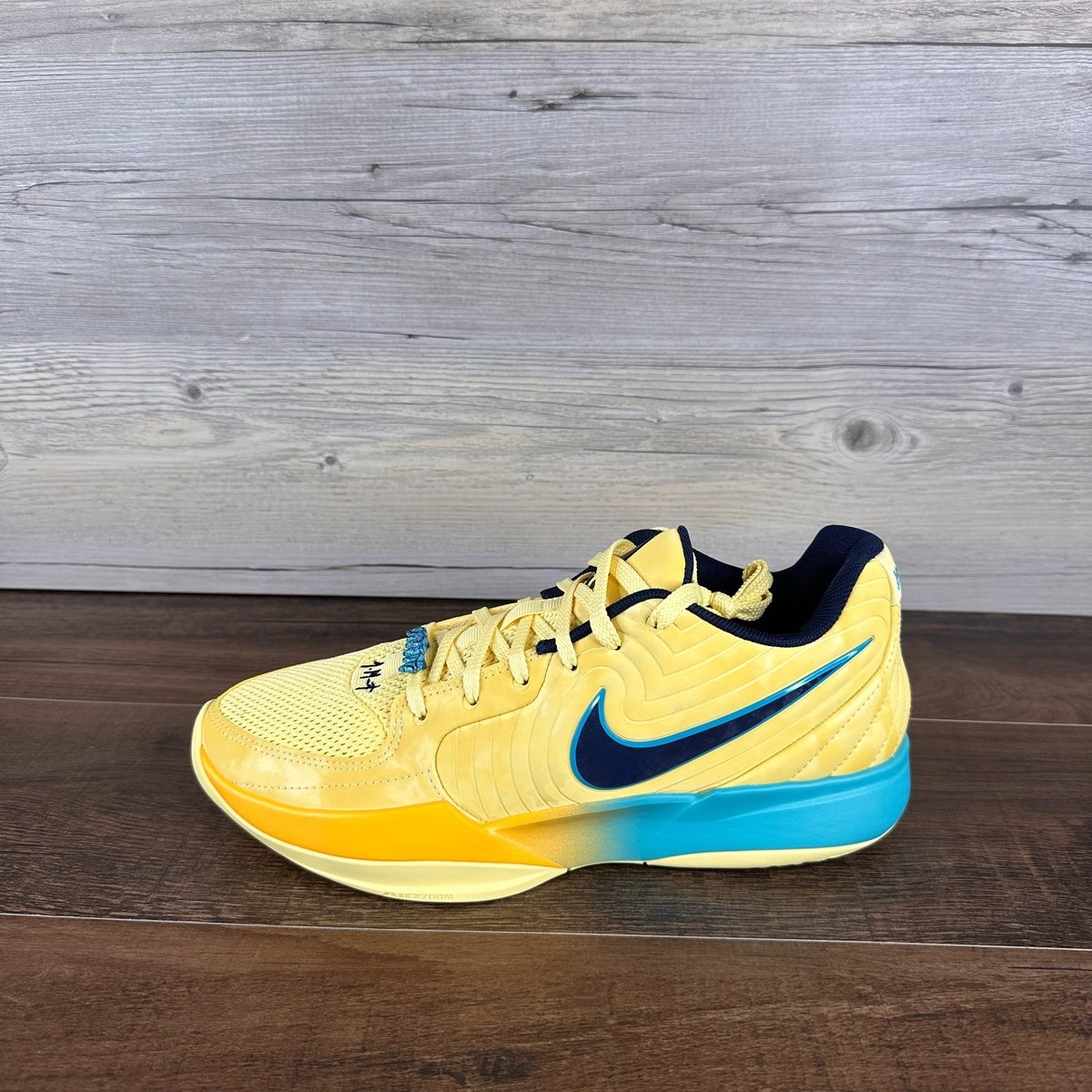 Nike Ja 2 Out My Body Mens Size 11.5 Sonic Yellow Black Tropical