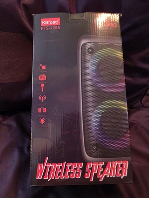 KBroad KTS-1265 Portable Wireless Speaker - Bluetooth & USB Connectivity 
