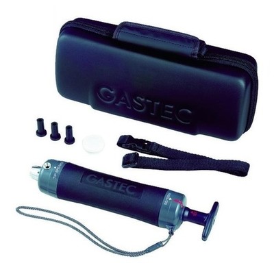 GASTEC GV-100S Gas Detector Tube Hand Sampling Pump 100ml 50ml With Case Japan