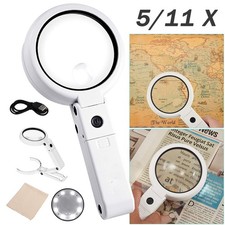 USB Lupe mit Licht Schmuck Lupe Tischlupe Faltbare Lupenlampe LED Lupe Standlupe
