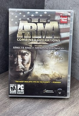 ARMA II: COMBINED OPERATIONS 2-DISC PC DVD-ROM GAME, WIN XP/VISTA, OP. ARROWHEAD