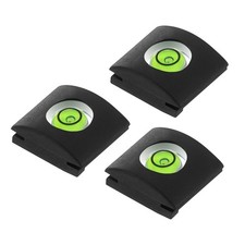 Camera Level Hot Shoe Cover Cap, 3 Pcs 1 Axis Bubble Level Camera Protector