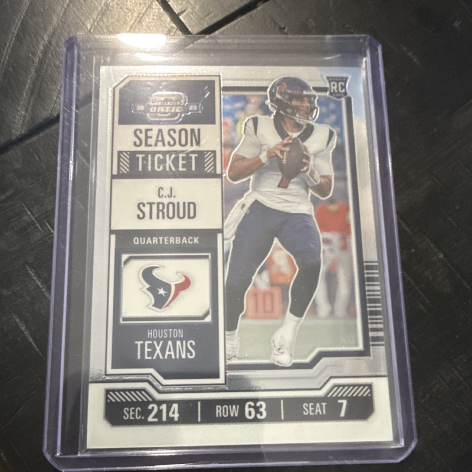 Panini Contenders Optic Season Ticket C.J. Stroud Rookie #20 Texans 2023 NFL