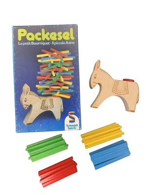 Packesel Schmidt Spiele | Vintage Rarität | Holz Spiel Alte Version  