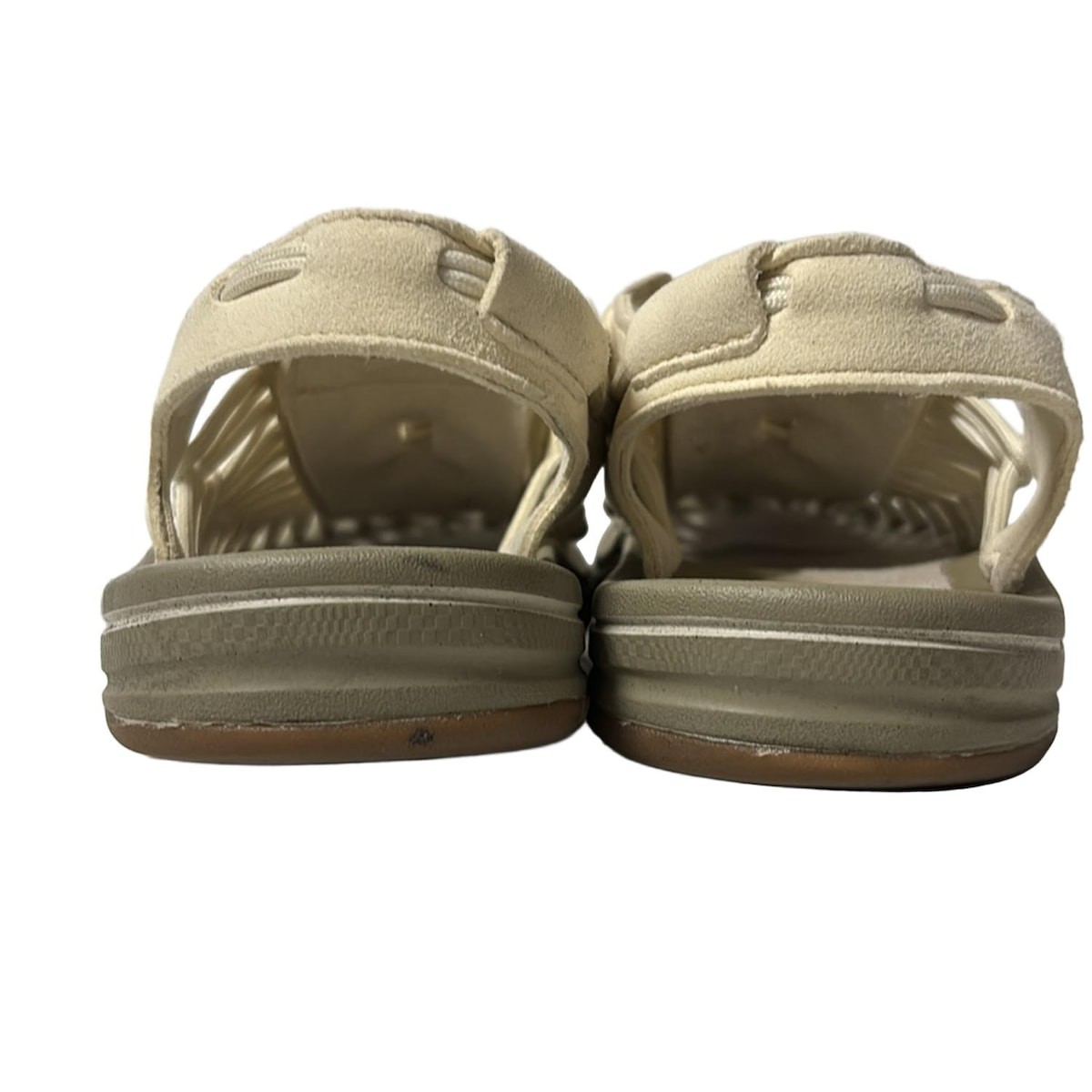 Autentici KEEN unici 1018698 crema scamosciata fibra chimica sandali da donna