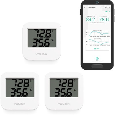 #ad #ad Smart Wireless Temperature amp; Humidity Sensor 3 Pack Wide Temp Range for Fri... $90.07