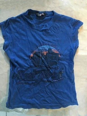TEE SHIRT FILLE BLEU DUR TAILLE 6/8 ANS - Photo 1/2