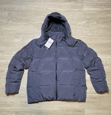 Men's LARGE Air Jordan ThermaFit Anthracite Down Puffer Jacket Coat FV7219-060