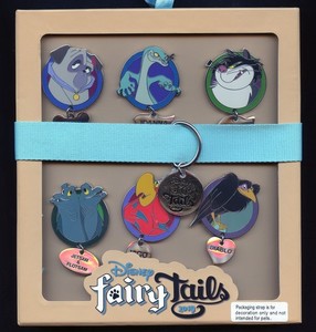 Disney Fairytails Villain Pets Lucifer Percy Diablo Jafar Flotsam LE Pin Set