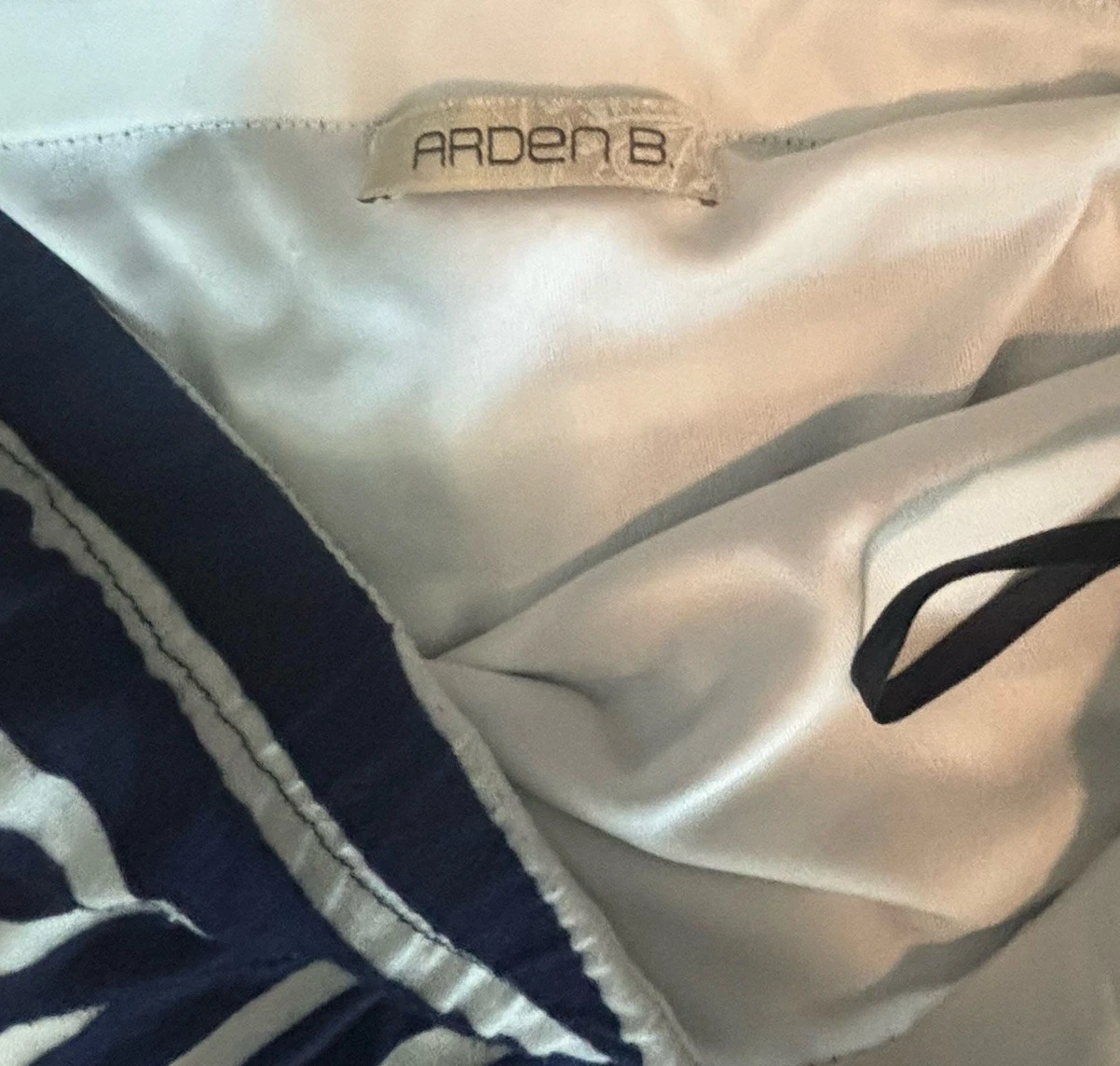 VETEMENTS Abito Arden B a righe blu e bianco in cotone senza spalline senza maniche donna piccolo