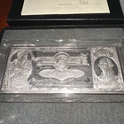 VINTAGE THE WASHINGTON MINT $1000 .999 SILVER BAR 16 TROY OZ with COA &  BOX