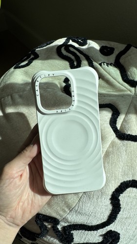 Casetify Ripple Case - White - iPhone 15 Pro