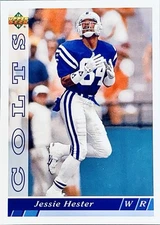 🔥 1993 Upper Deck - Jessie Hester #334 - Indianapolis Colts ✨