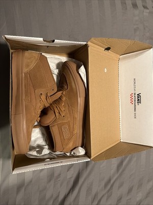 VANS Off The Wall Skate Half Cab Brown/Gum Suede Men s 11