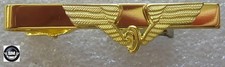 Krawattenklammer Logo DR Flügel goldfarben Metall Eisenbahn DDR Ostdeutsch 8076