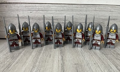 LEGO Castle Griffin Knight Spearmen Men Minifigure Lot of 10