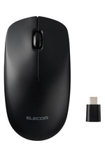 ELECOM Wireless Mouse Type-C Connection L Size 3 Buttons Black M-LE10DRCBK