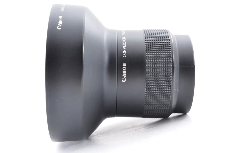 Canon WC-DC58B 0,75x lente convertidor ancho + adaptador LA-DC58H de Japón #0571 - Imagen 4 de 4