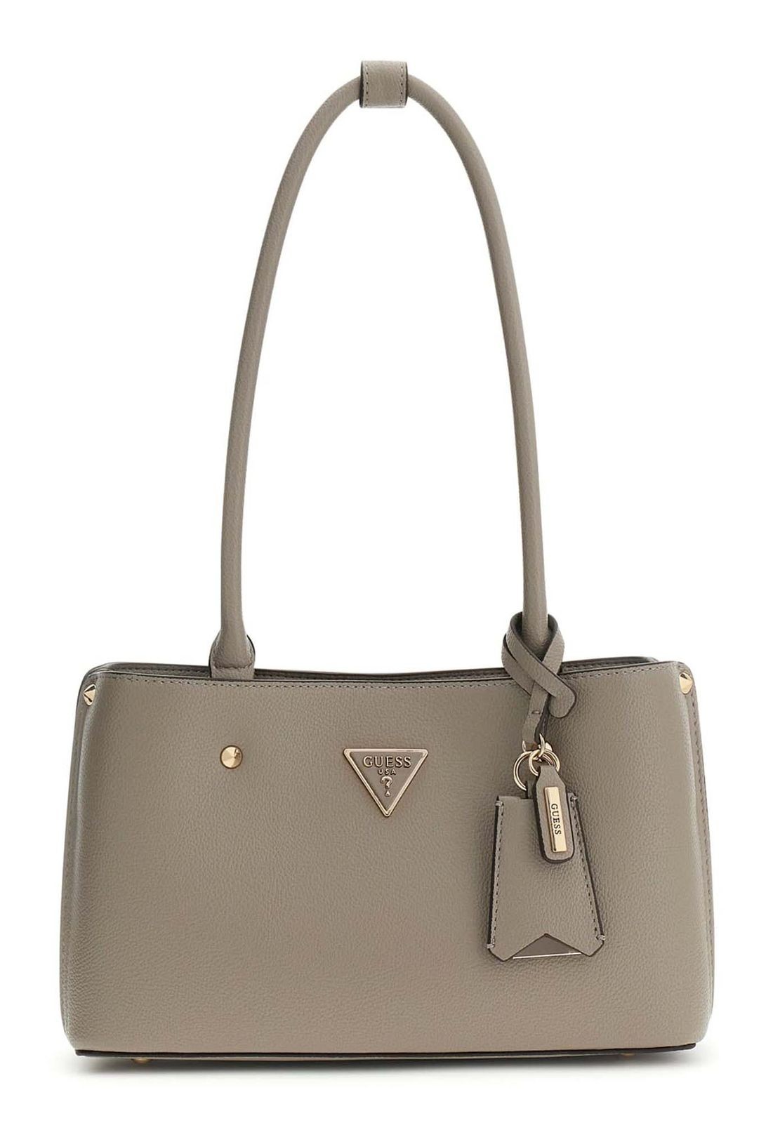 GUESS shoulder bag Meridian II Shoulder Satchel Bag Dark Taupe