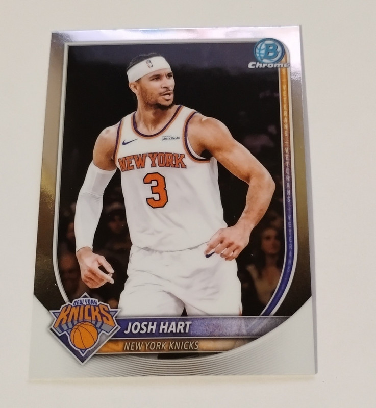 Topps Bowman Chrome Josh Hart #BCV-153 New York Knicks NBA Basketball Card