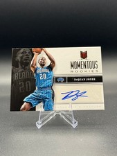2012-13 Panini Momentum #32 DeQuan Jones Momentous Rookies Autographs