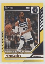 2024-25 Panini Donruss Yellow Flood Mike Conley #94 13o2