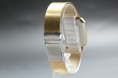 Vintage 1982 Exc+5 Seiko Dolce 6020-5460 Gold Rectangle Quartz