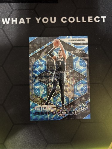 2024-25  Mosaic - Epic Performers Victor Wembanyama #1 Reactive Blue Prizm /99