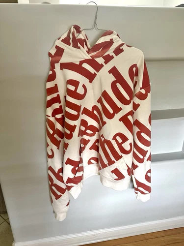 Felpa con cappuccio Rhude stampa all over