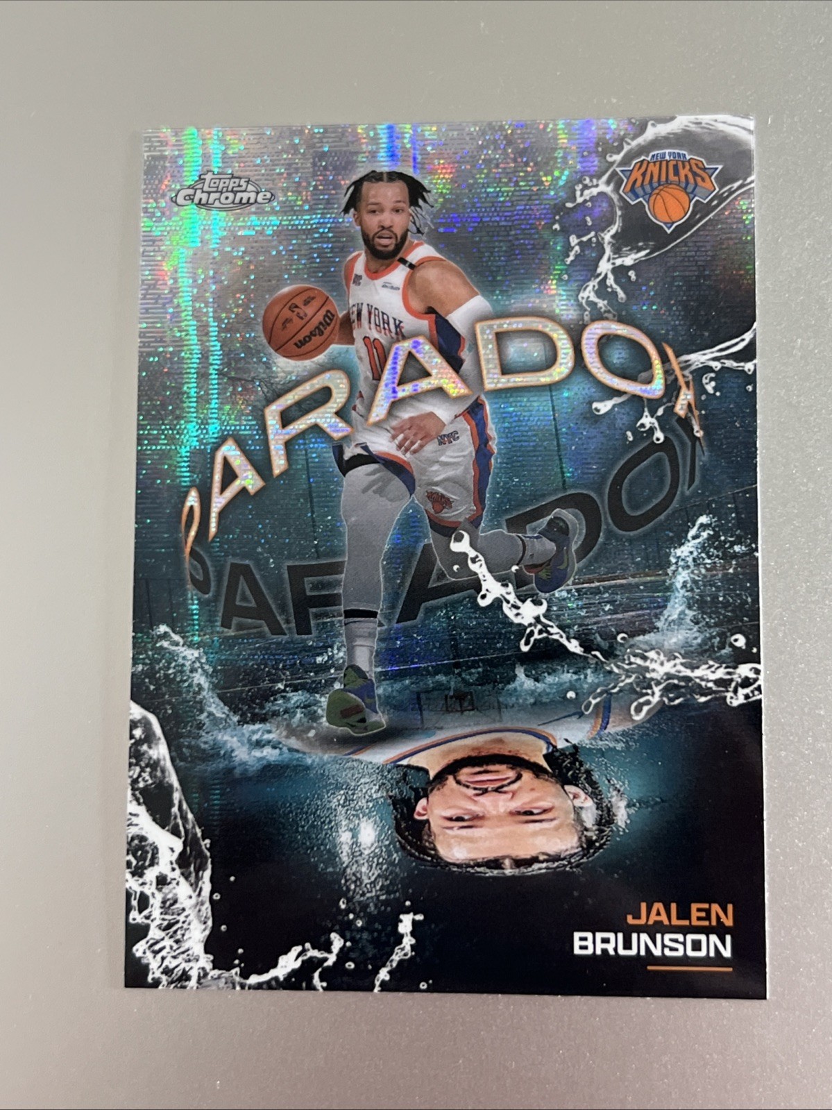 2025-26 Topps Chrome Basketball Jalen Brunson Paradox SSP #PX-11 New York Knicks