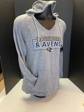 Baltimore Ravens Women's Mainstream Gray Hoodie - New