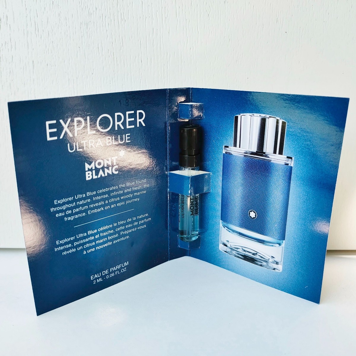1x Mont Blanc Explorer Ultra Blue Eau de Parfum mini Spray for men