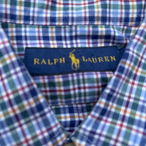 Ralph Lauren Youth XL (18-20) Paisley Blur/Pink Button Down Shirt L/S - Picture 5 of 8