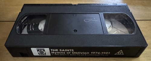 The Saints - Hymns Of Oblivion 1976-1981 Rare VHS Tape 1990 Punk - Picture 2 of 3