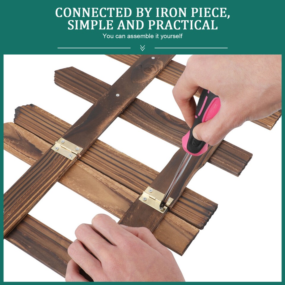 Miniature Garden Fence Picket Fencing Wood Christmas Tree Fence eBay