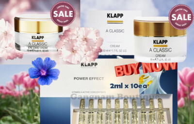 KLAPP A CLASSIC CREAM 50ml + EYE CREAM 15ml + VITAMIN A AMPOULE 2ml x 10ea SET