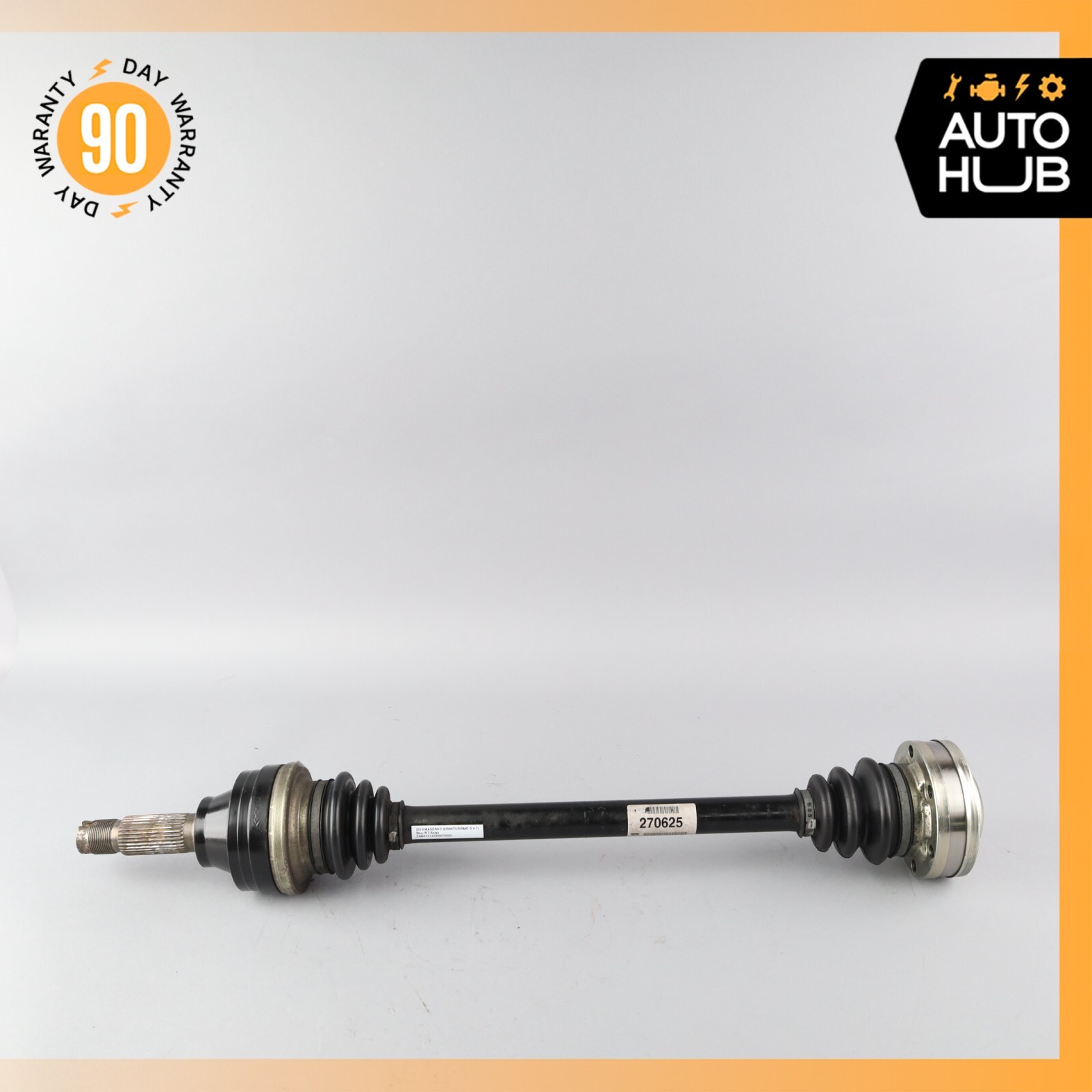 08-19 Maserati GranTurismo Rear Right or Left Side Axle CV Half Shaft OEM 33k