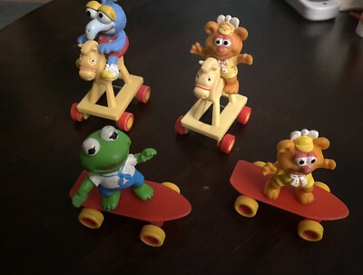 muppet Show Sammelfiguren Figuren Mc Donalds 1986 Selten 4x Fossy Kermit Gonzo