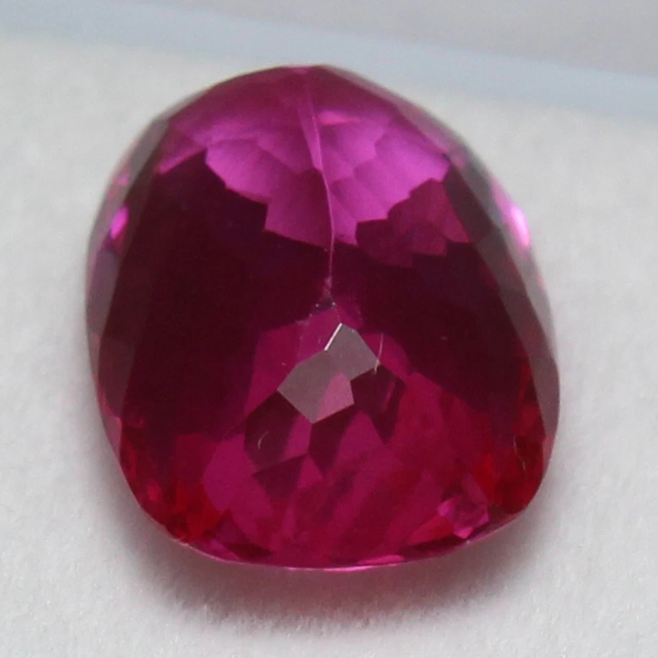 Natural 12.80 Ct Certified Utah Bixbite Red Beryl 18x11 MM Cushion Flawless Gems - Image 2 of 4