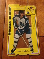 1975 76 Carlton Craft SEALED Hockey Heroes Stand-Up ERROL THOMPSON TORONTO LEAFS