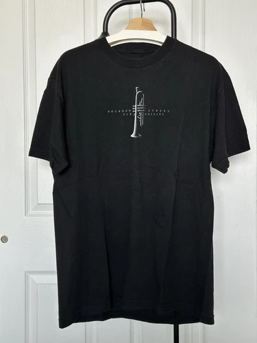 Bourbon Street New Orleans Trumpet Jazz Ti-shirt Tee Large