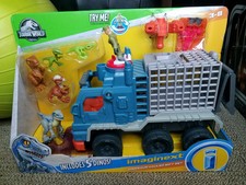 imaginext dinosaur hauler gift set