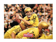 HALL OF FAMER ROGER STAUBACH Cowboys 1992 Pro Line Profiles 2 of 9 Card #38