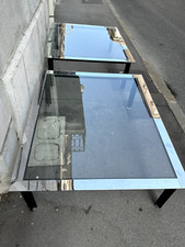 COPPIA GRANDI TAVOLINI T 10 60s L. CACCIA DOMINIONI AZUCENA COFFEÉ TABLES