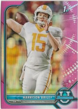 2022 Bowman University Chrome Harrison Bailey Pink Refractor SP RC Louisville