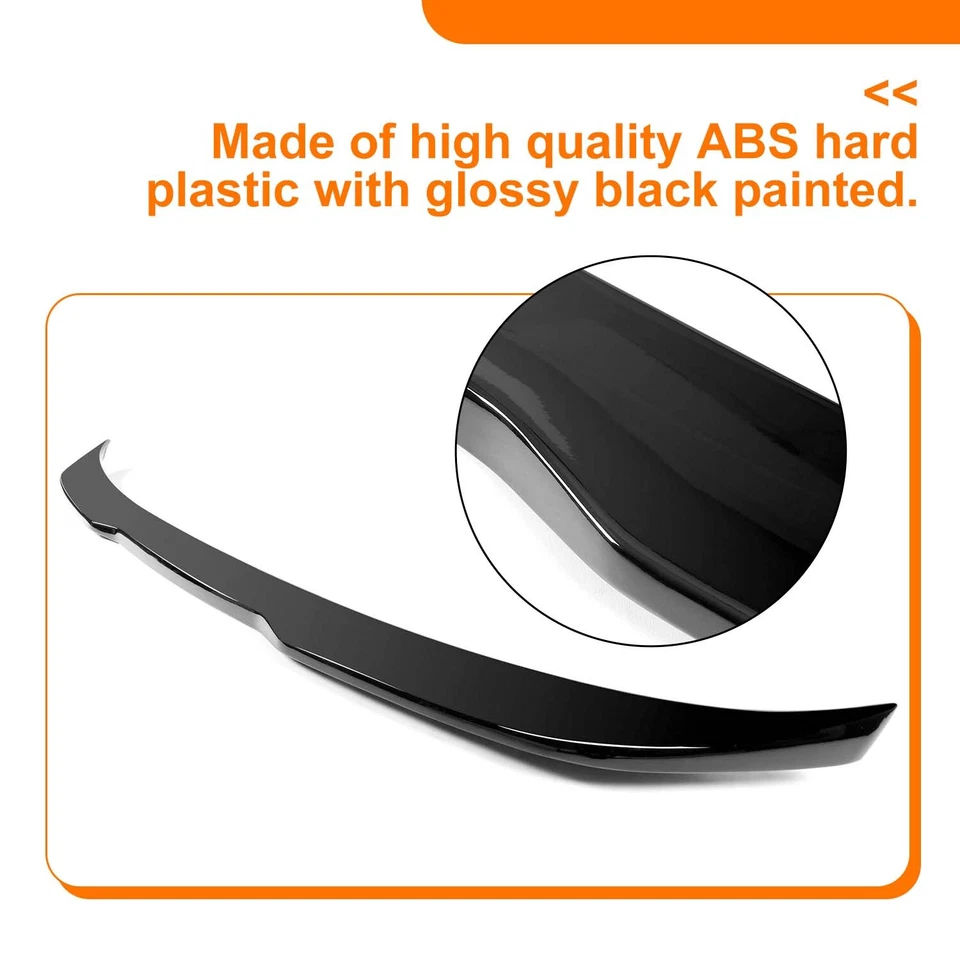 FOR BMW G30 520d 530i 540i F90 M5 PRO STYLE GLOSSY BLACK TRUNK SPOILER 2017-2023 - Image 4 of 4