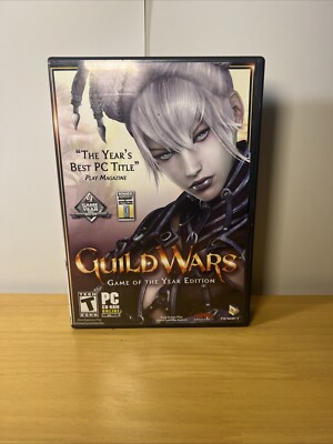 Guild Wars Game of the Year Edition PC CD-Rom Online Software 2 Disks Complete